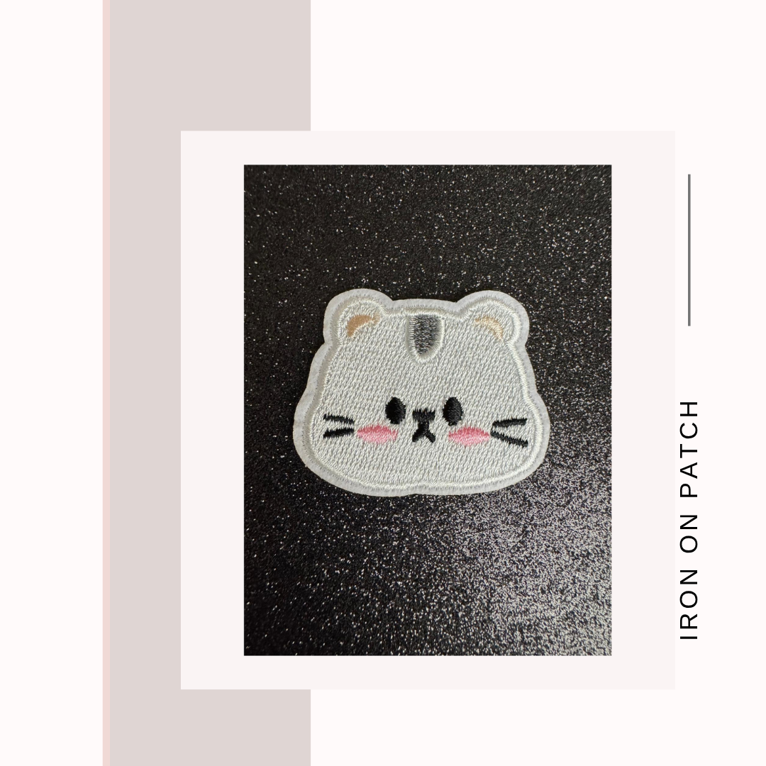 Kitty Iron on Patches